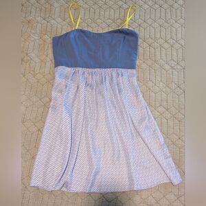 Fossil Blue Patterned Dress